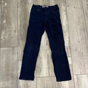 Kids' Navy Casual Corduroy Pants